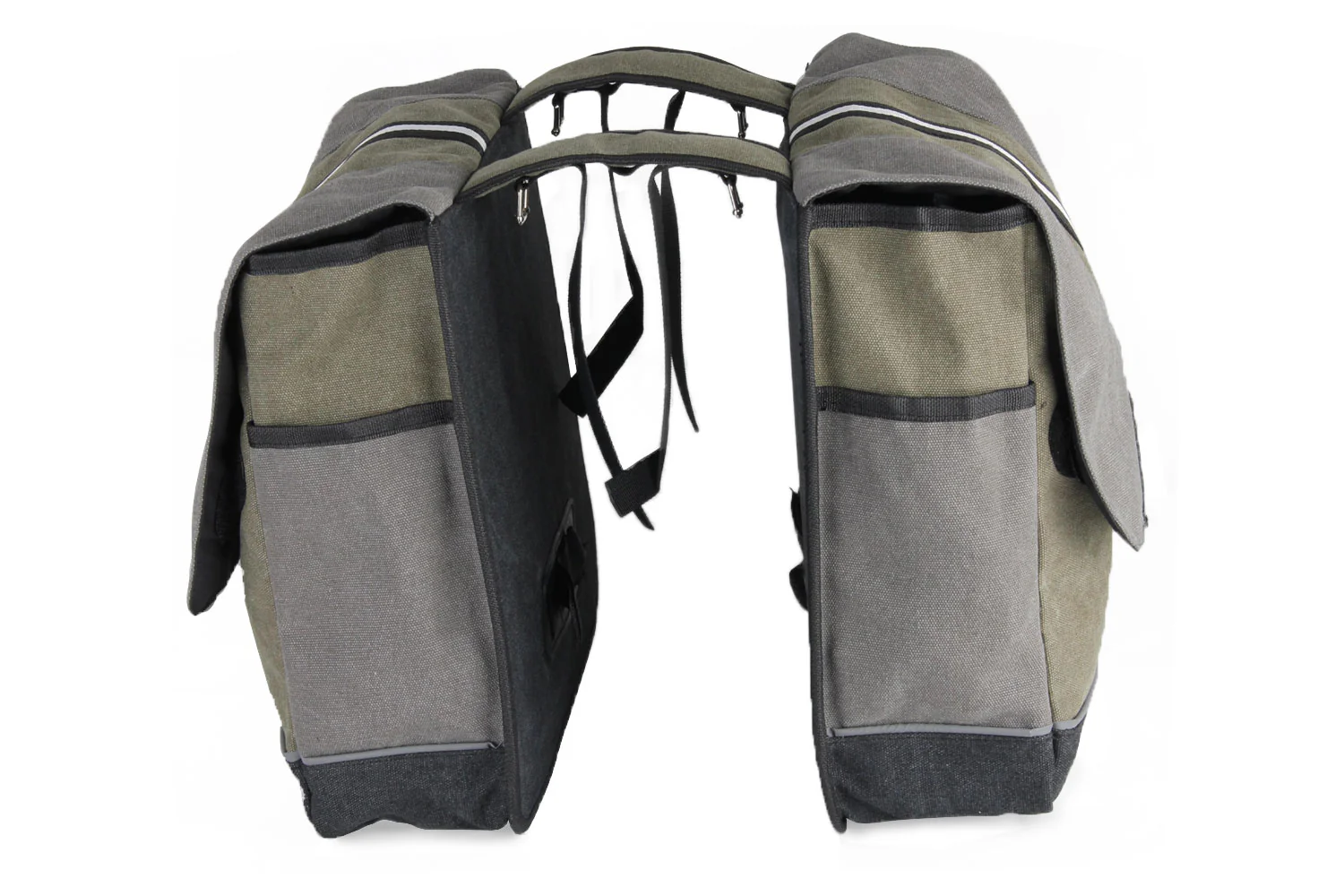 Canvas Bike Pannier Bag - Image 6