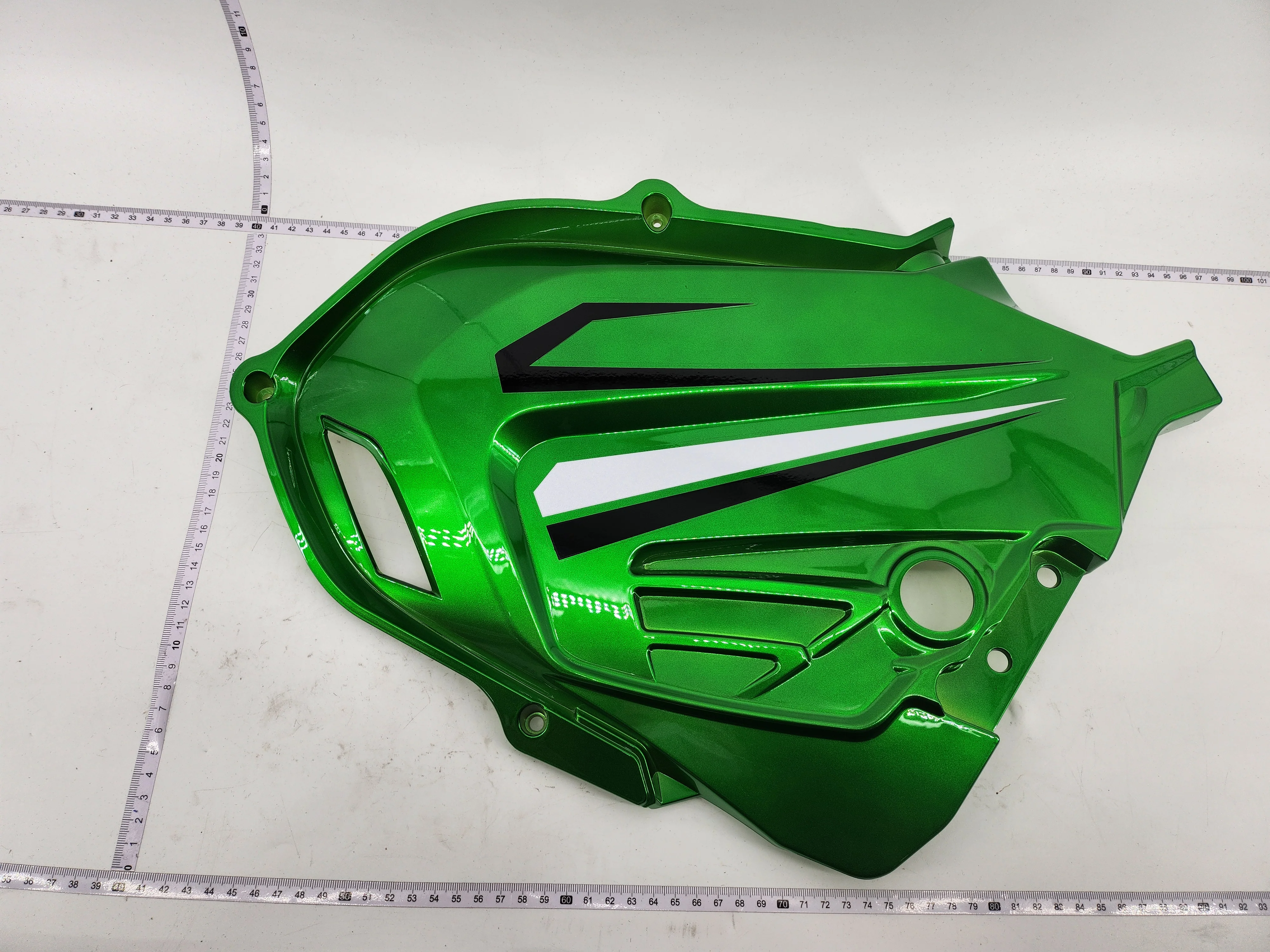 EMMO Zone II GTS, Zone II MAX Sports car left rear guard plate green