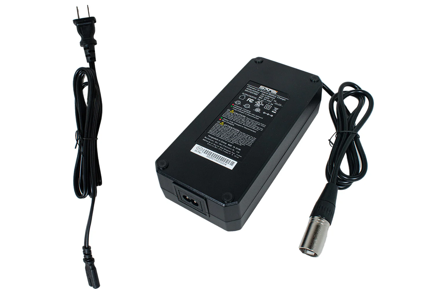 UL/TUV Certified 48V Lithium E-Bike Charger - Mic Plug - Image 2